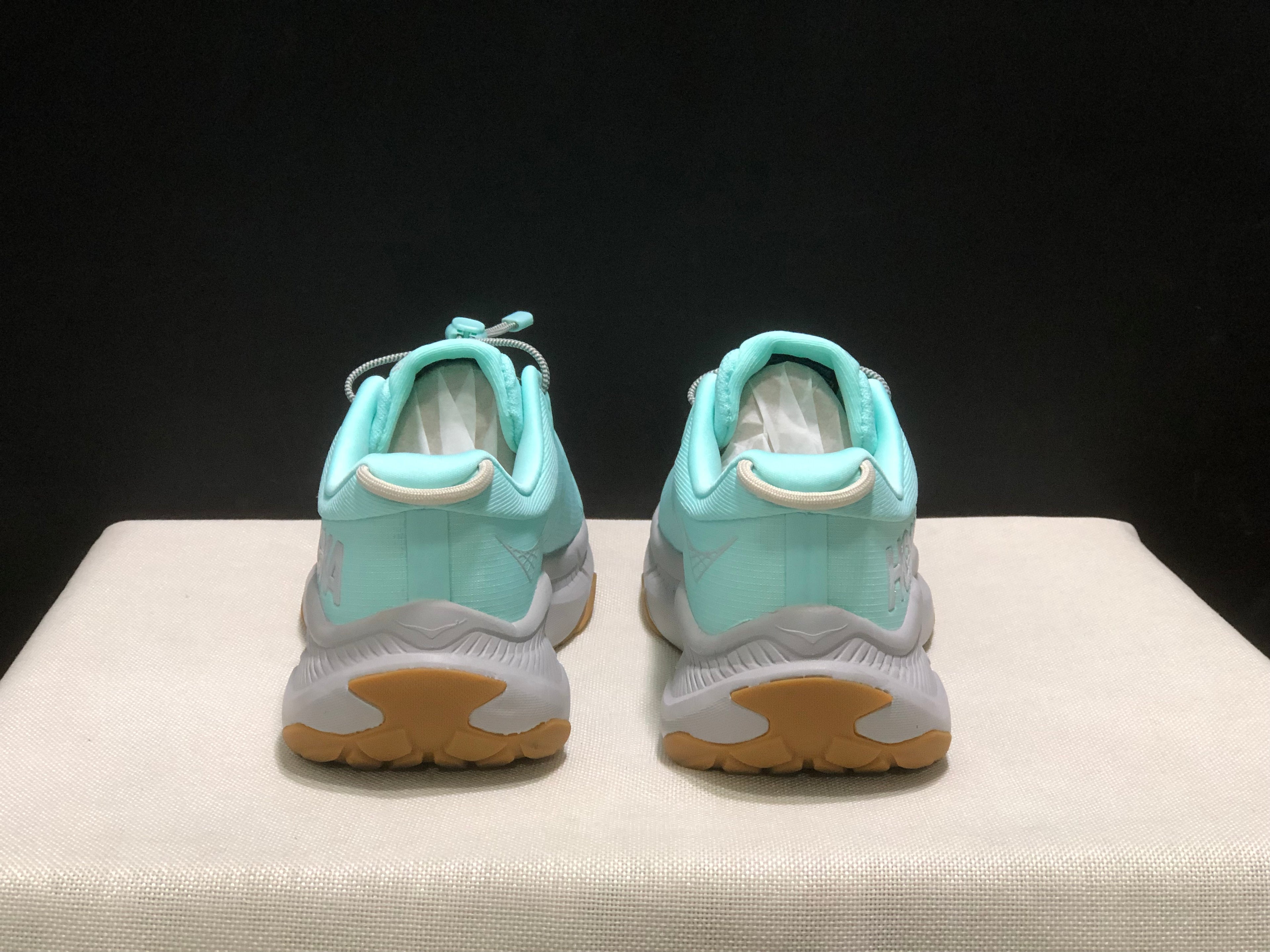 Hoka One One Transport Drawstring Low-top Running Shoes Sneakers Blue