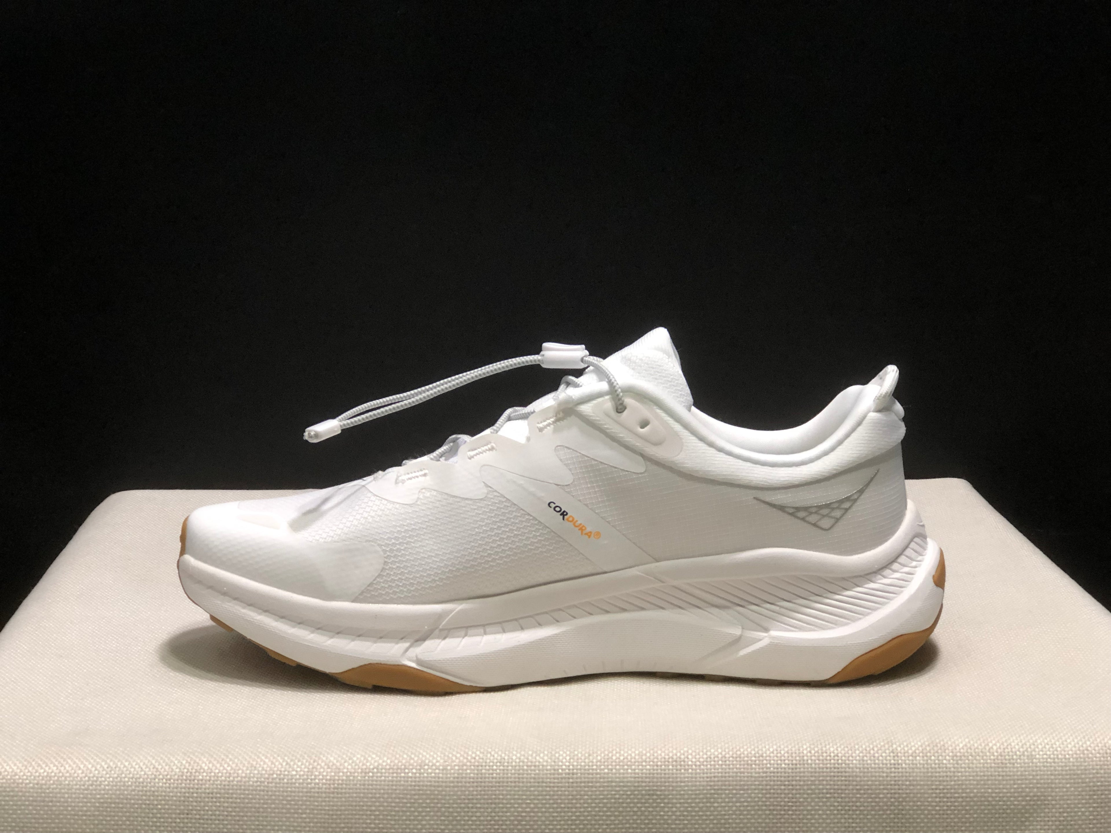 Hoka One One Transport Drawstring Low-top Running Shoes Sneakers White