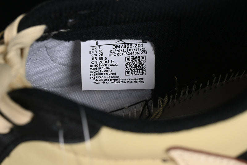 Travis Scott Nike Air Jordan 1 Low OG Yellow Black Sneakers