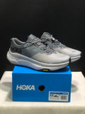 Hoka One One Transport Drawstring Low-top Running Shoes Sneakers Gray