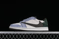 Travis Scott Nike Air Jordan 1 Low OG White Blue Brown Green Sneakers