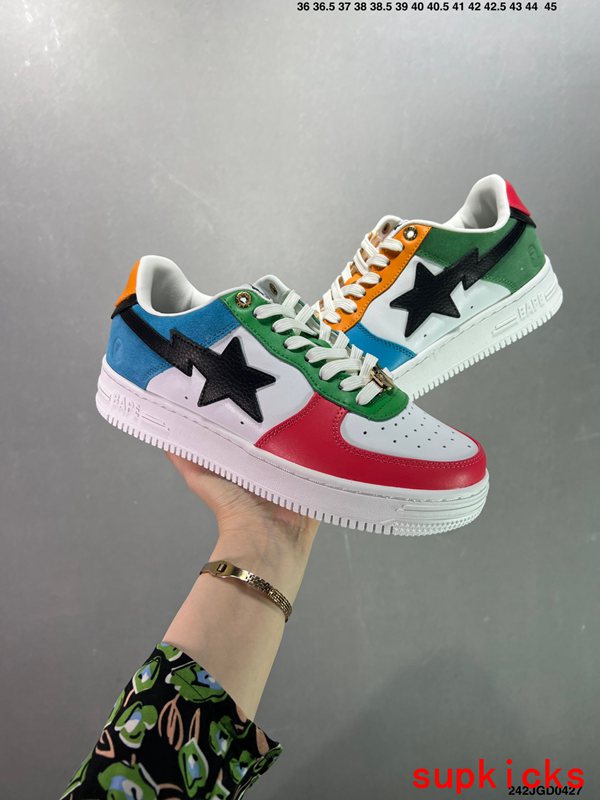 A Bathing Ape Bape Sta Low Multicolor