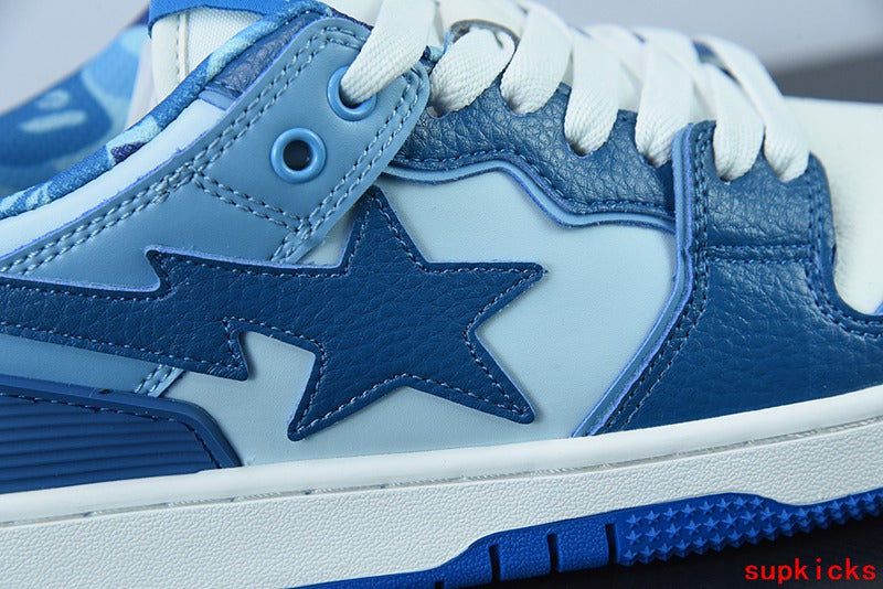 A Bathing Ape Bape Sta Sk8 Blue Gradient Camo
