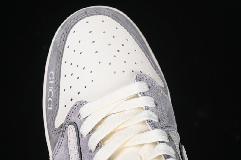 Travis Scott Fragment Design Nike Air Jordan 1 Low Gucci OG SP Grey White Sneakers