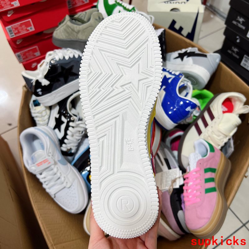 A Bathing Ape Bape Sta Marvel Comics Yellow Patent Leather