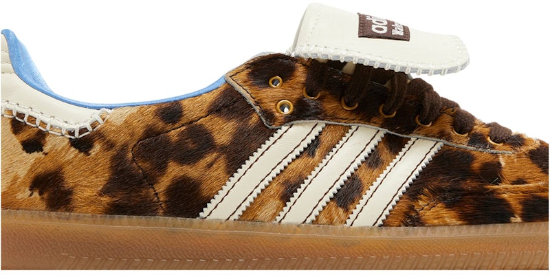 Wales Bonner Adidas Samba1 Leopard Pony Brown IE0578 Lifestyle Shoes