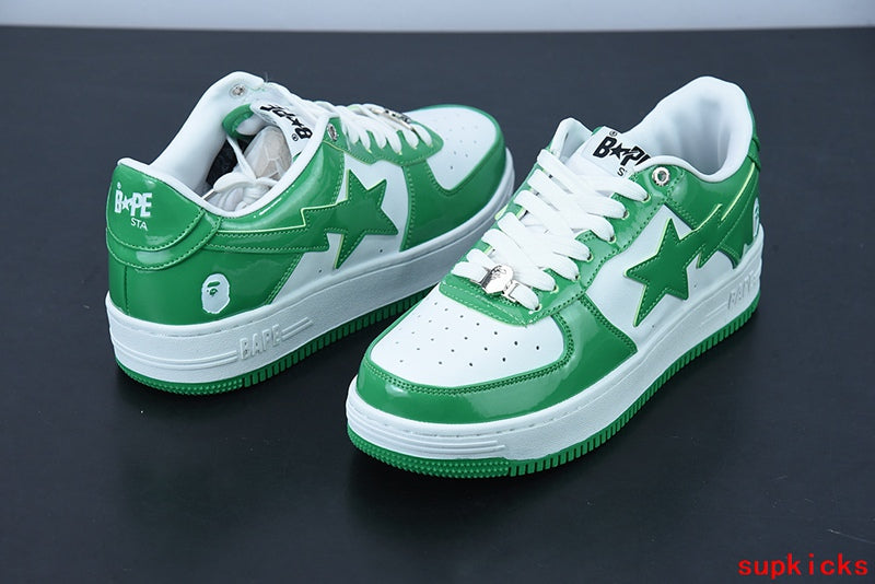 A Bathing Ape Bape Sta Low Green