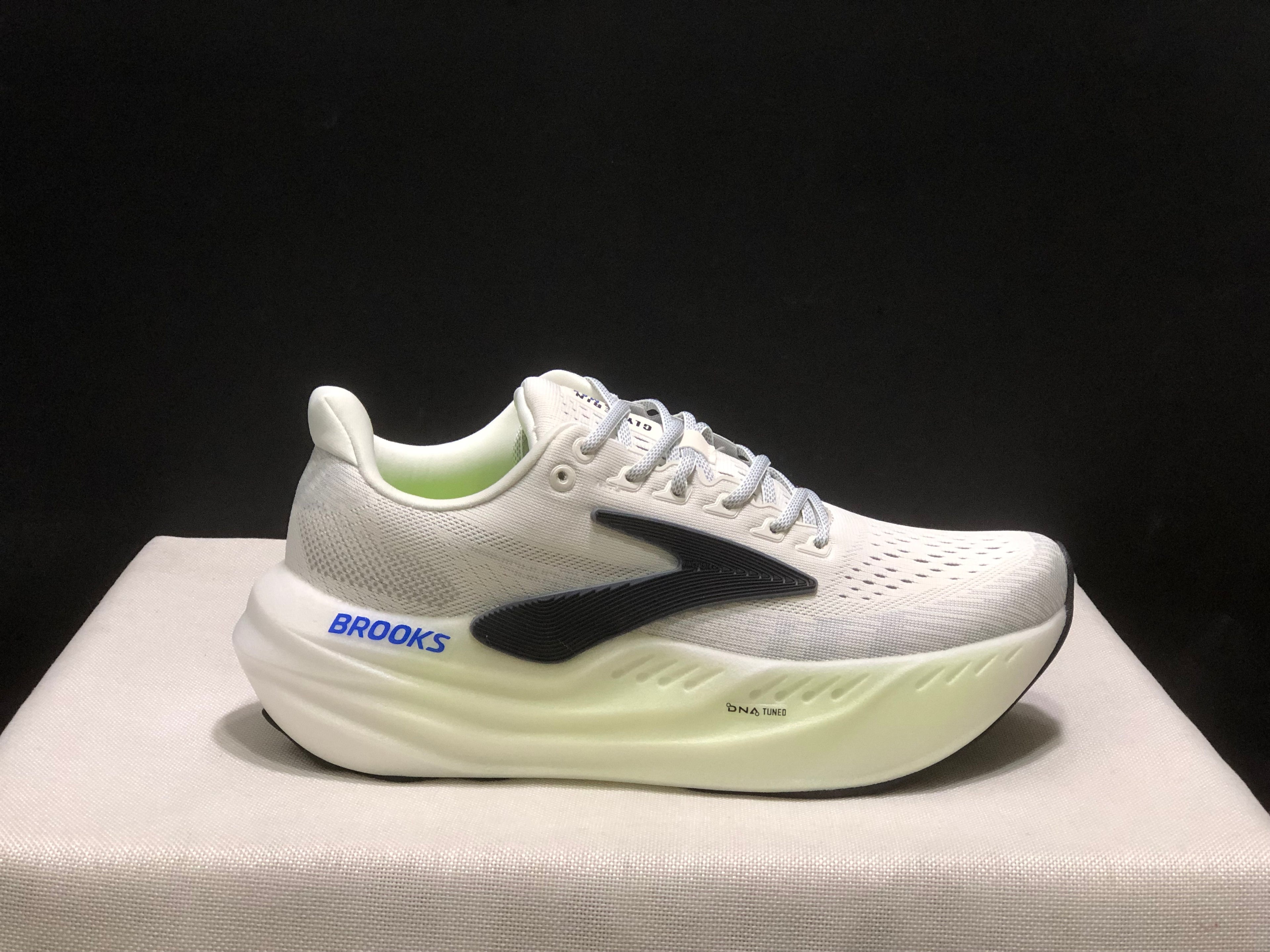 Brooks Glycerin Max Comfortable Low-top Running Shoes Grey/Black/Nightlife