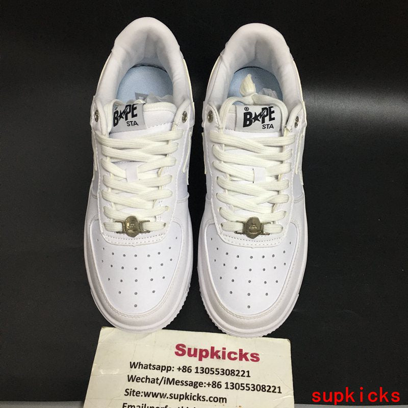 A Bathing Ape Bape Sta Triple White