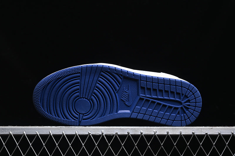 Travis Scott Fragment Design Nike Air Jordan 1 Low OG SP Blue Sole White Black Sneakers