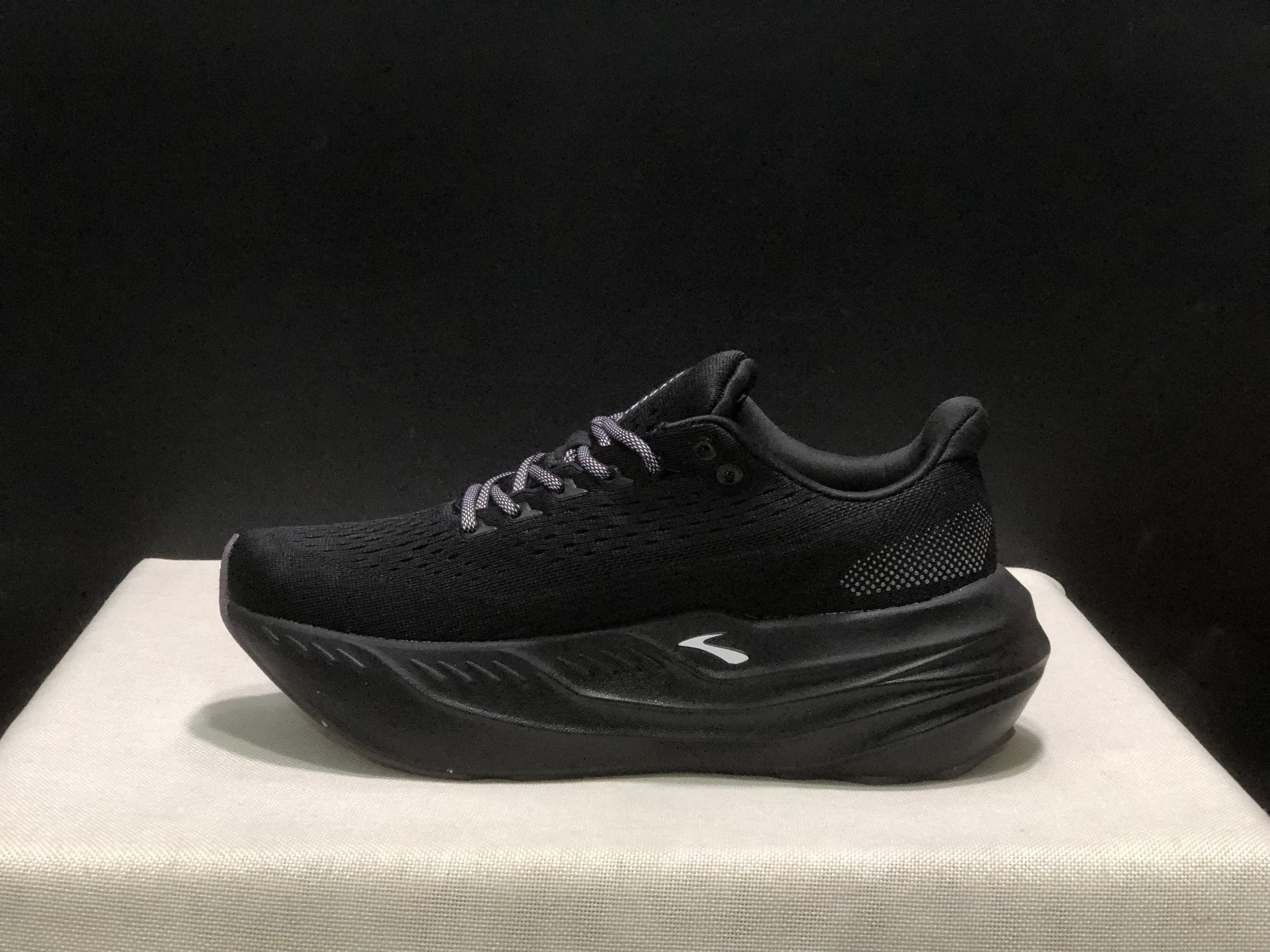 Brooks Glycerin Max Comfortable Low-top Running Shoes Black/Purple