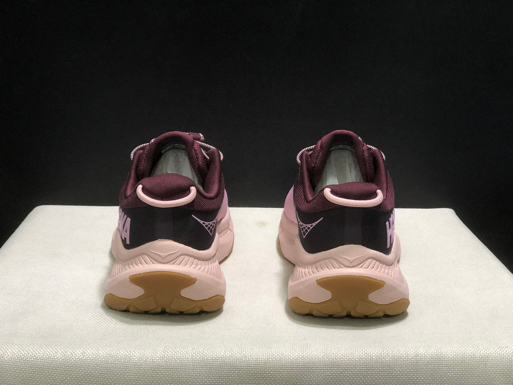 Hoka One One Transport Drawstring Low-top Running Shoes Sneakers Pink