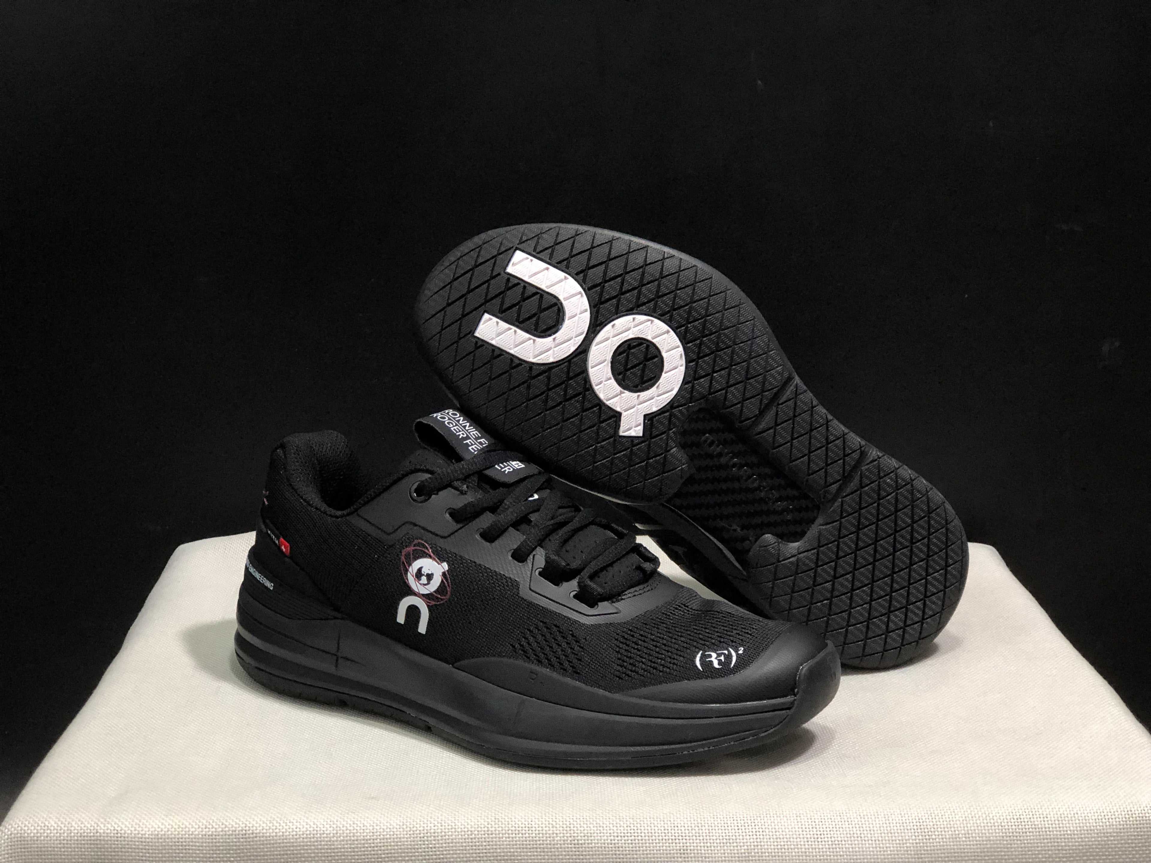 On Running The Roger Rro Durable And Breathable Tennis Shoes All Black
