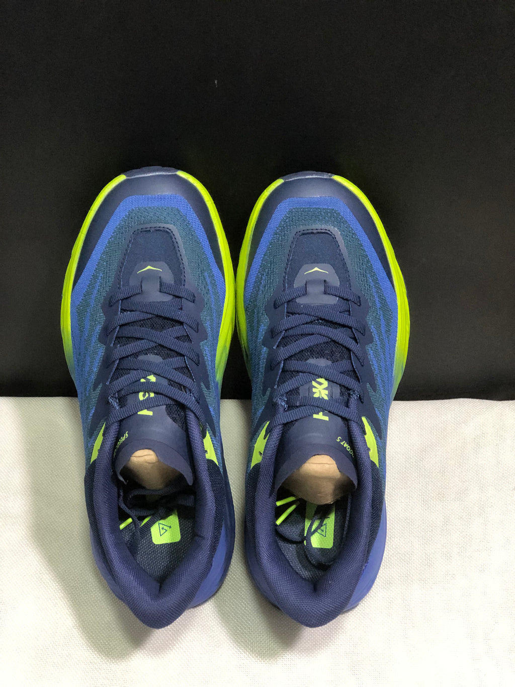 Hoka One One Speedgoat 5 Navy Trail Running Shoes Sneakers