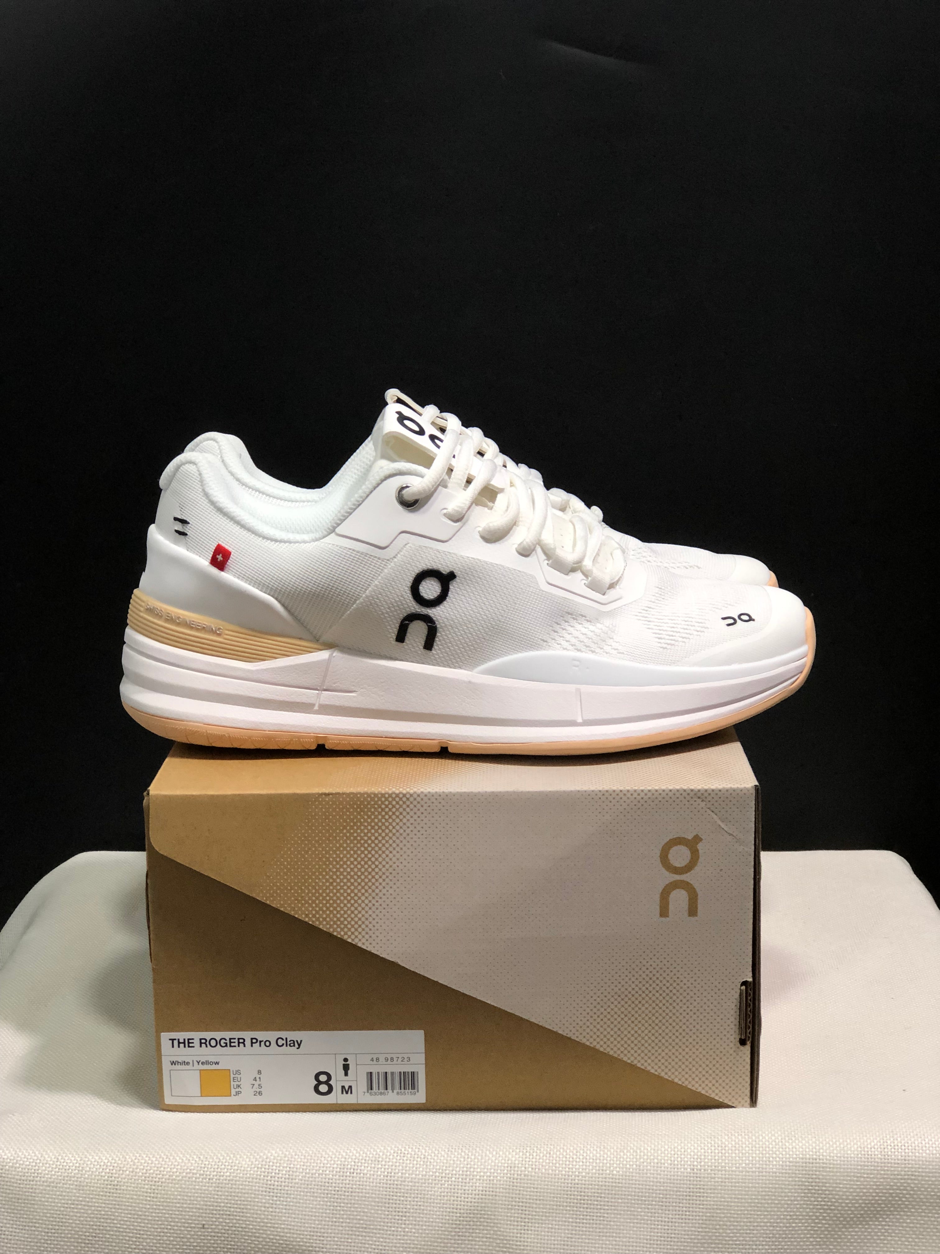 On Running The Roger Rro Durable And Breathable Tennis Shoes White/Light Khaki