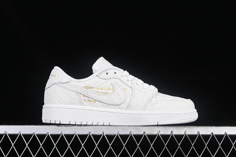 Travis Scott Nike Air Jordan 1 Low LV OG White Sneakers