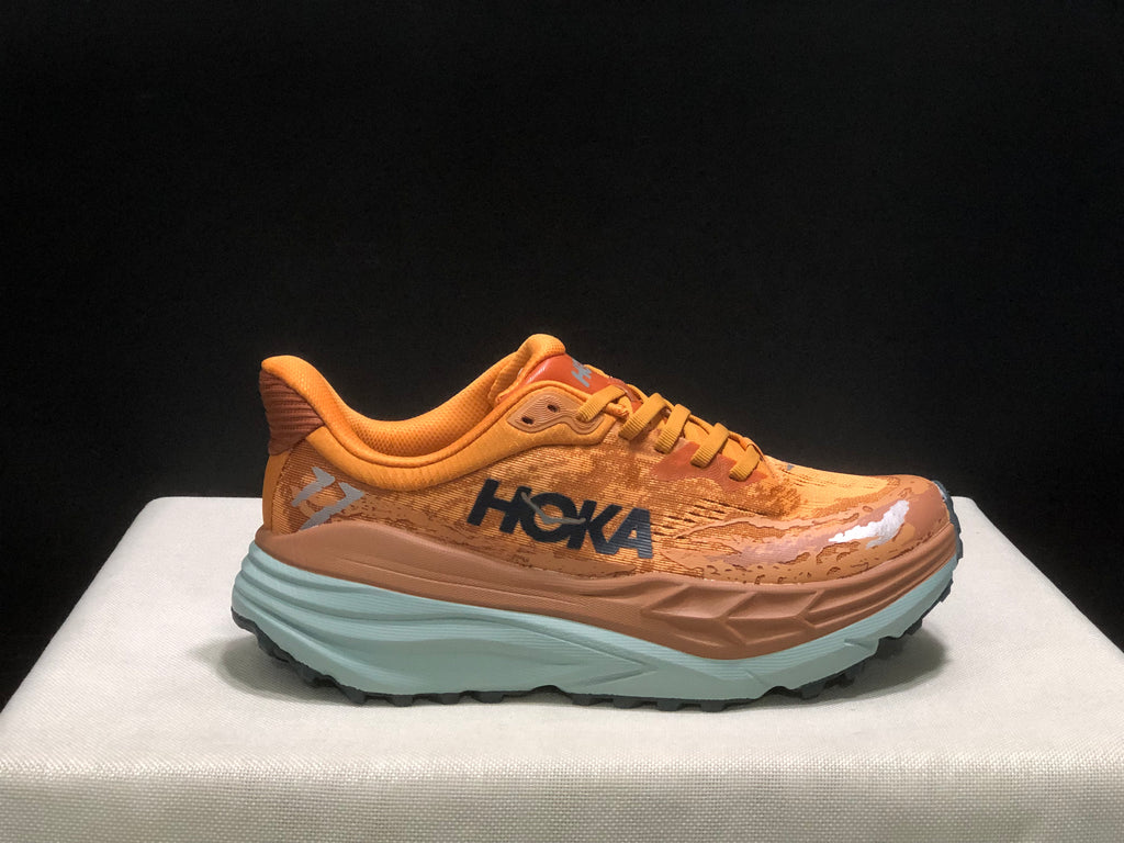 Hoka One One Stinson 7 Comfortable Anti-slip Outdoor Running Shoes Sneakers Orange