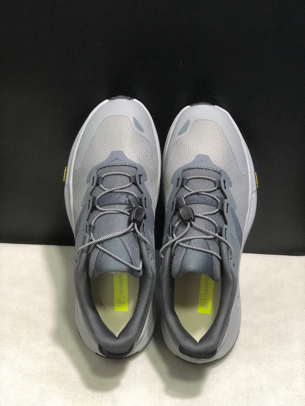 Hoka One One Transport Drawstring Low-top Running Shoes Sneakers Gray