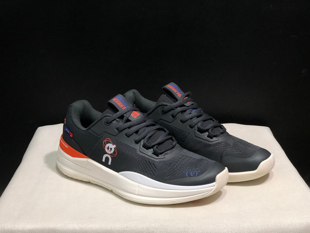 On Running The Roger Rro Durable And Breathable Tennis Shoes Dark Grey/White