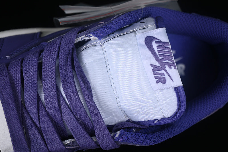 Travis Scott Nike Air Jordan 1 Low OG White Purple Sneakers