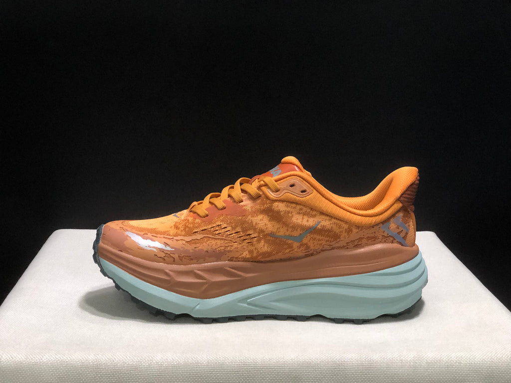 Hoka One One Stinson 7 Comfortable Anti-slip Outdoor Running Shoes Sneakers Orange