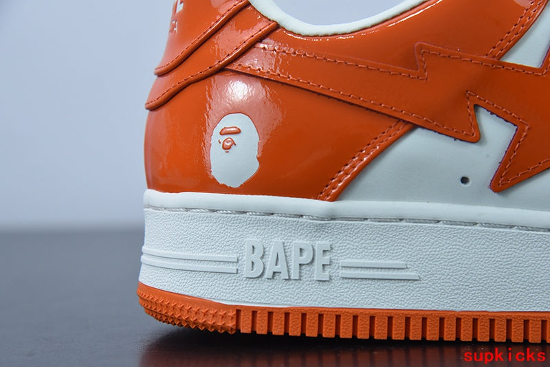 A Bathing Ape Bape Sta Low Orange