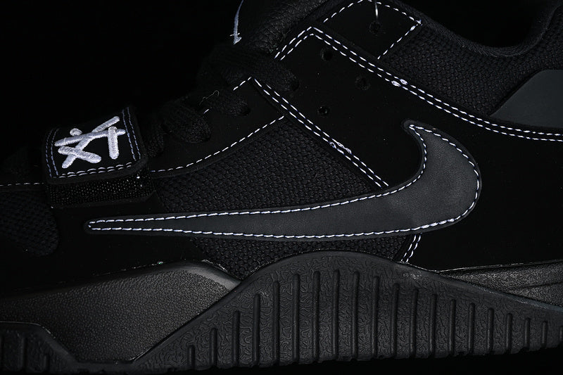 Travis Scott Nike Air Jordan Cut The Check Black Sneakers