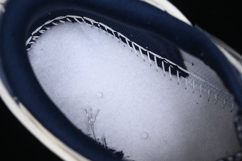 Travis Scott Fragment Design Nike Air Jordan 1 Low OG SP White Navy Sneakers