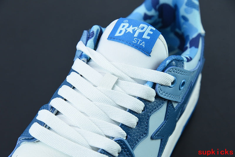 A Bathing Ape Bape Sta Sk8 Blue Gradient Camo