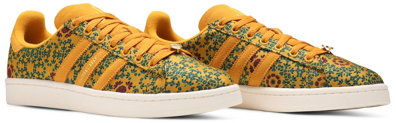 Yara Shahidi Adidas Campus1 Floral Yellow GW3232 Lifestyle Shoes