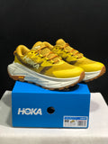 Hoka One One Skyline Float X Outdoor Running Shoes Sneakers Yellow