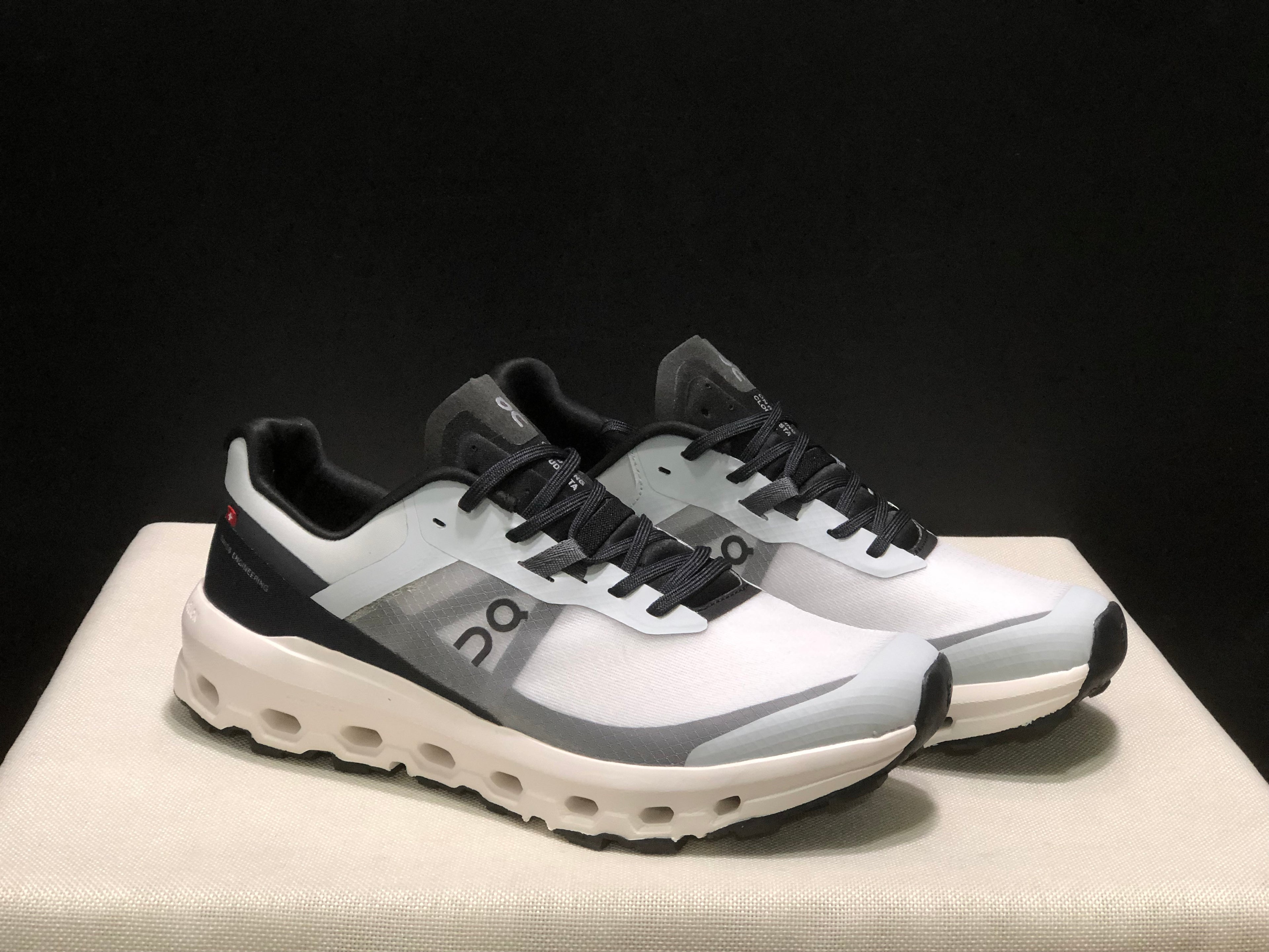 On Running Cloudvista 2 Waterproof Trail Running Shoes Black/White/Haze Blue