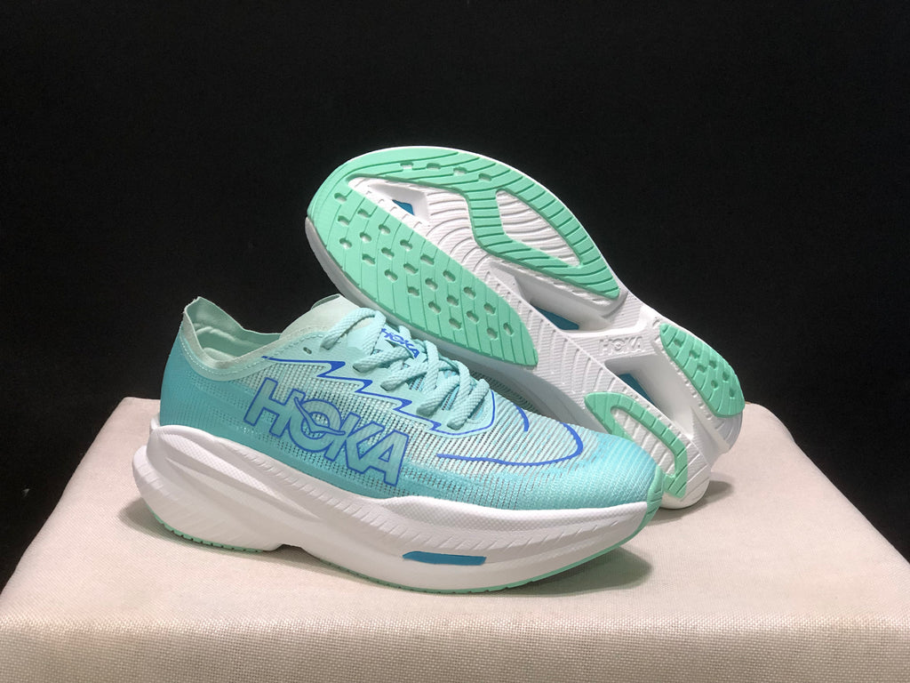 Hoka One One Mach X 2 Anti-slip Low-top Running Shoes Teal