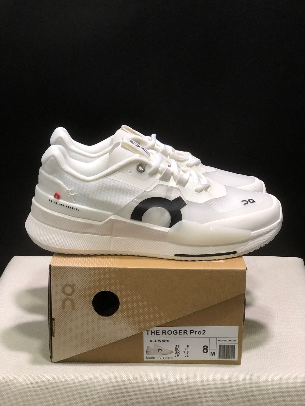 On Running The Roger Pro 2 Breathable Mesh Training Running Shoes White