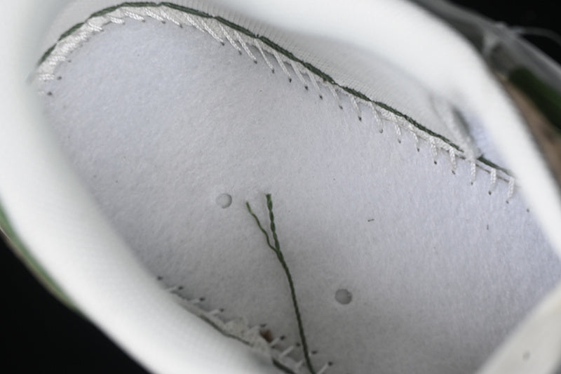 Travis Scott Fragment Design Nike Air Jordan 1 Low OG SP White Green Brown Sneakers