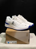 On Running The Roger Rro Durable And Breathable Tennis Shoes White/Sapphire Blue