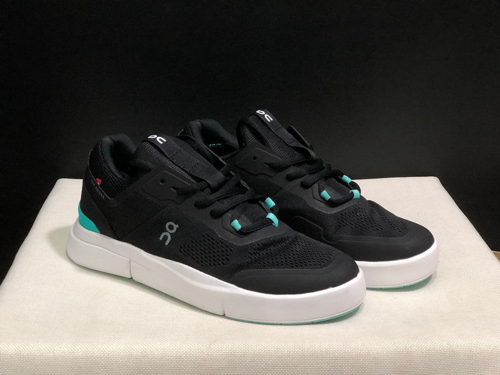 On Running The Roger Spin Breathable Mesh Sneakers Black/Green