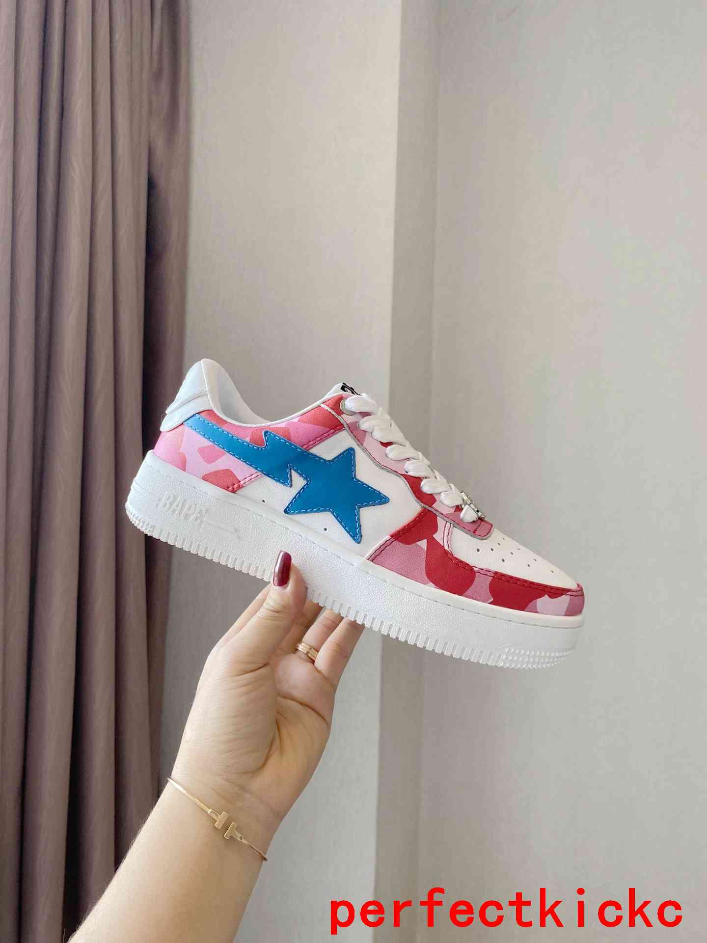 A Bathing Ape Bape Sta Low Pink Camo