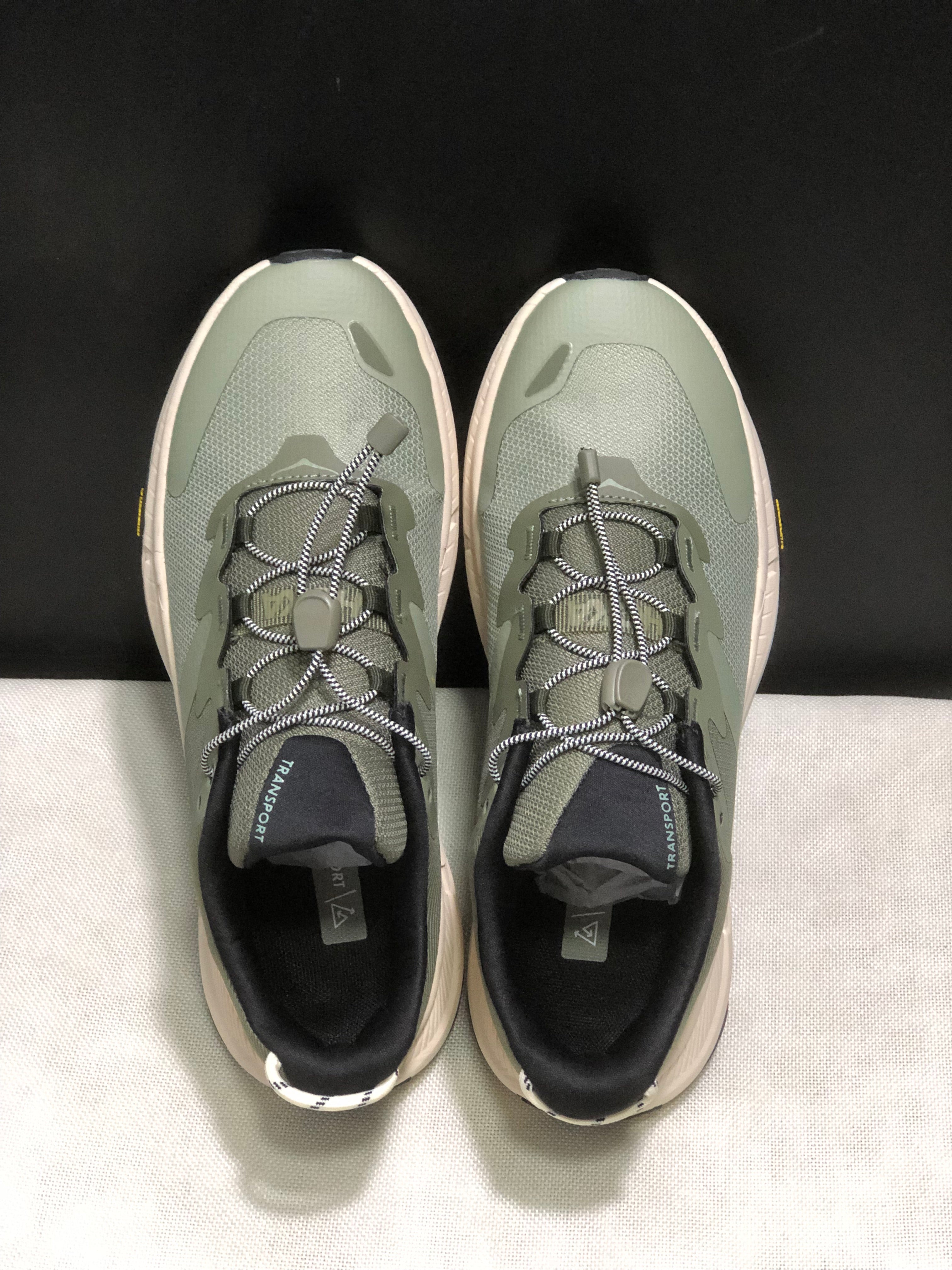 Hoka One One Transport Drawstring Low-top Running Shoes Sneakers Green