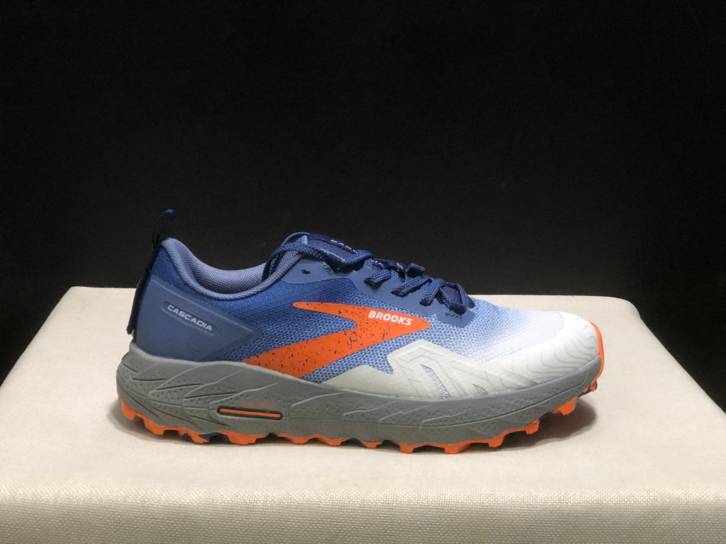 Brooks Cascadia 17 Trail Running Shoes Blue/Navy/Firecracker