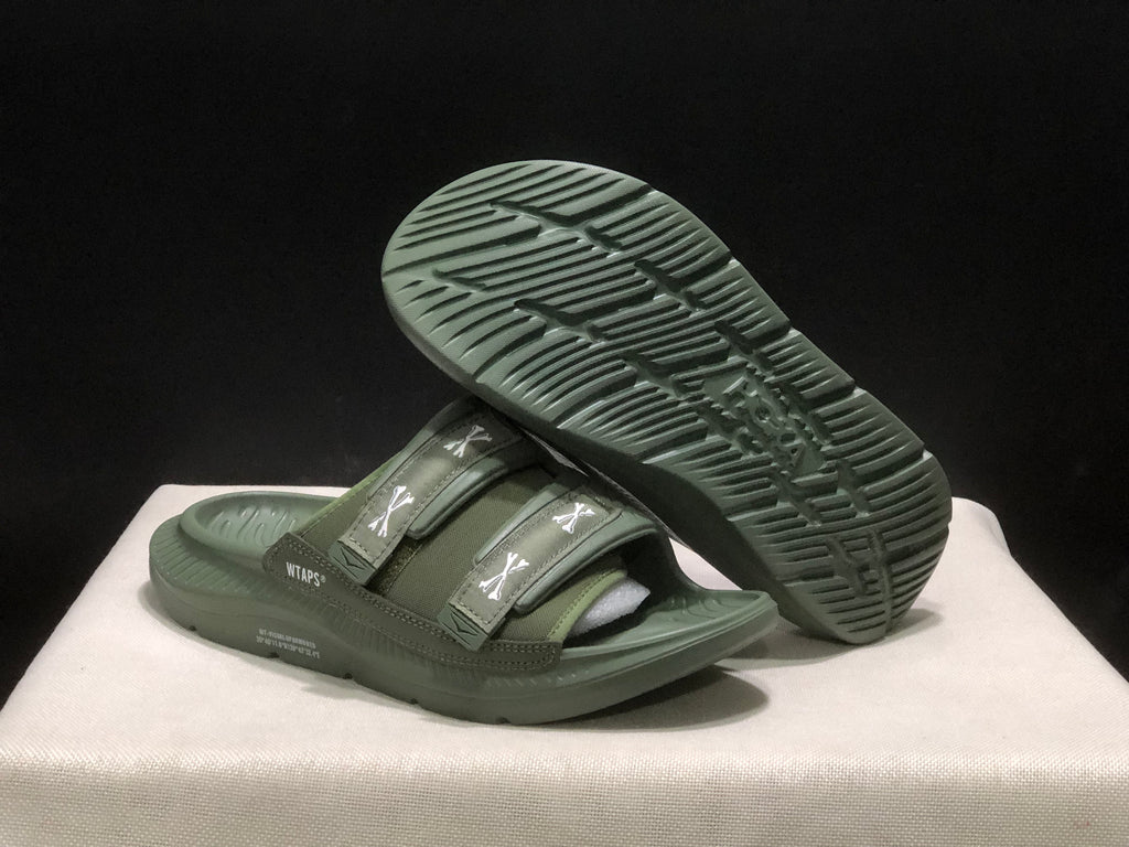 Wtaps x Hoka One One Ora Luxe Comfortable Sandals Olive