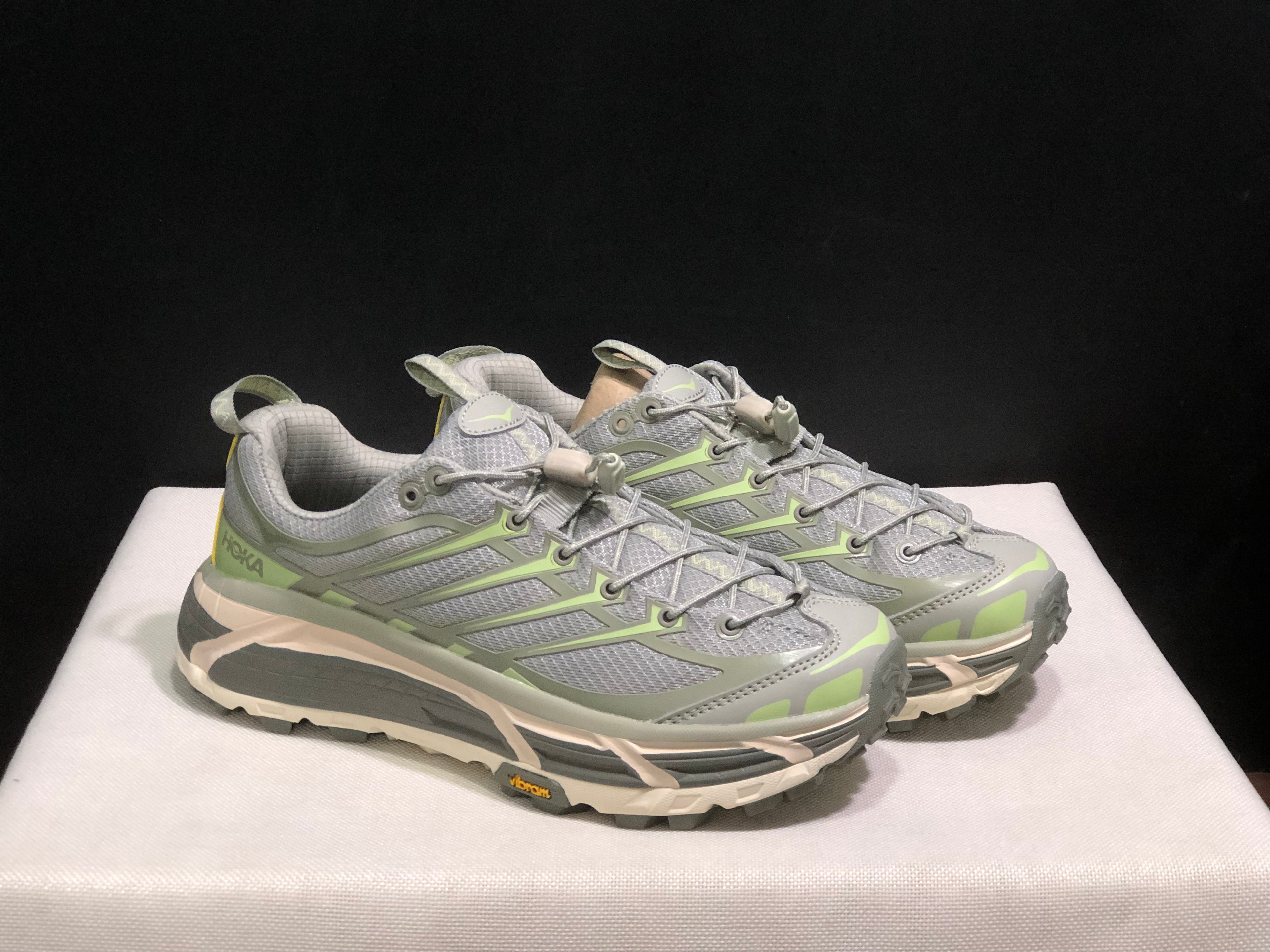 Hoka One One Mafate Three 2 Anti-slip Running Shoes Sneakers Gray