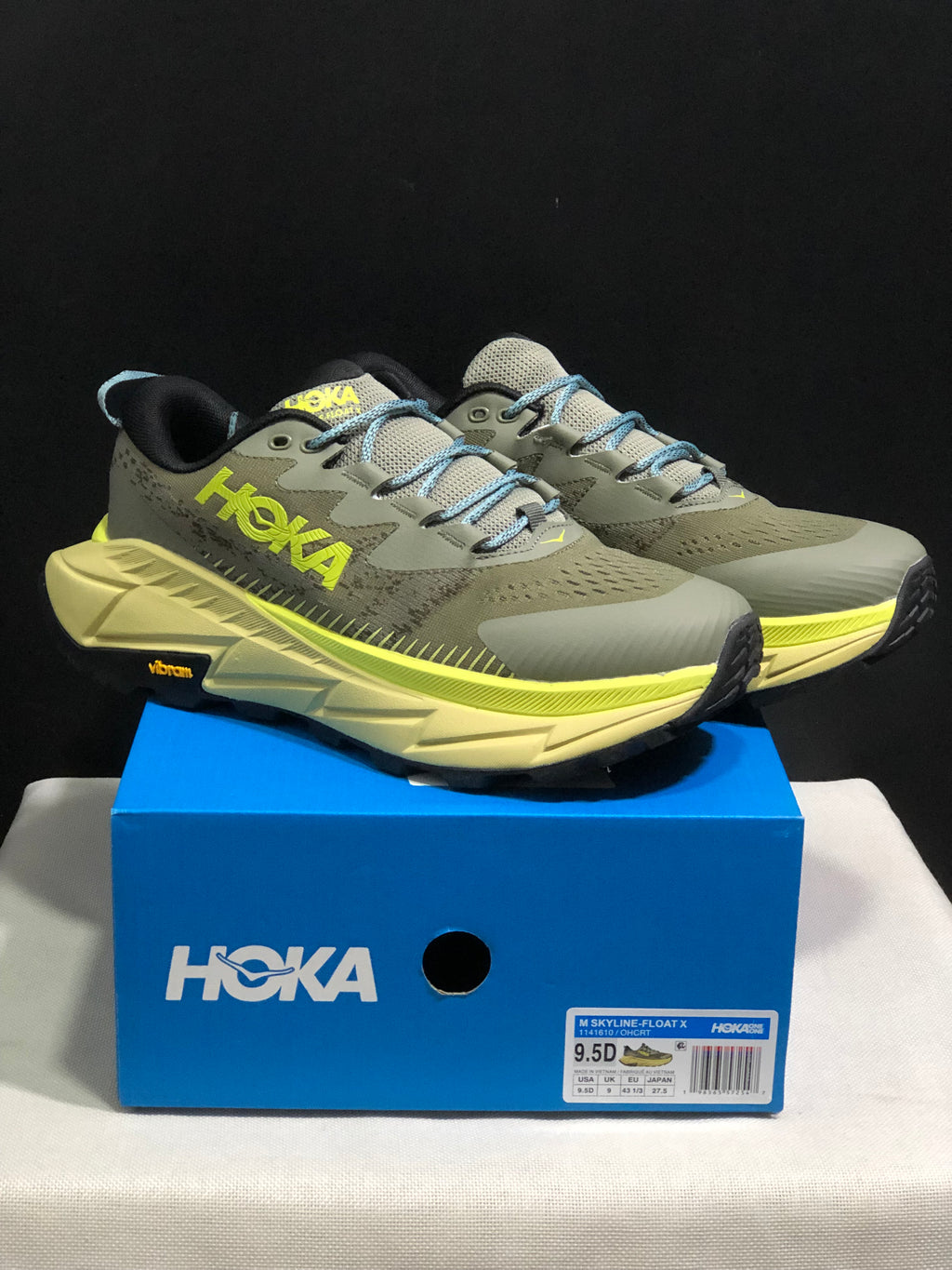 Hoka One One Skyline Float X Outdoor Running Shoes Sneakers Taupe