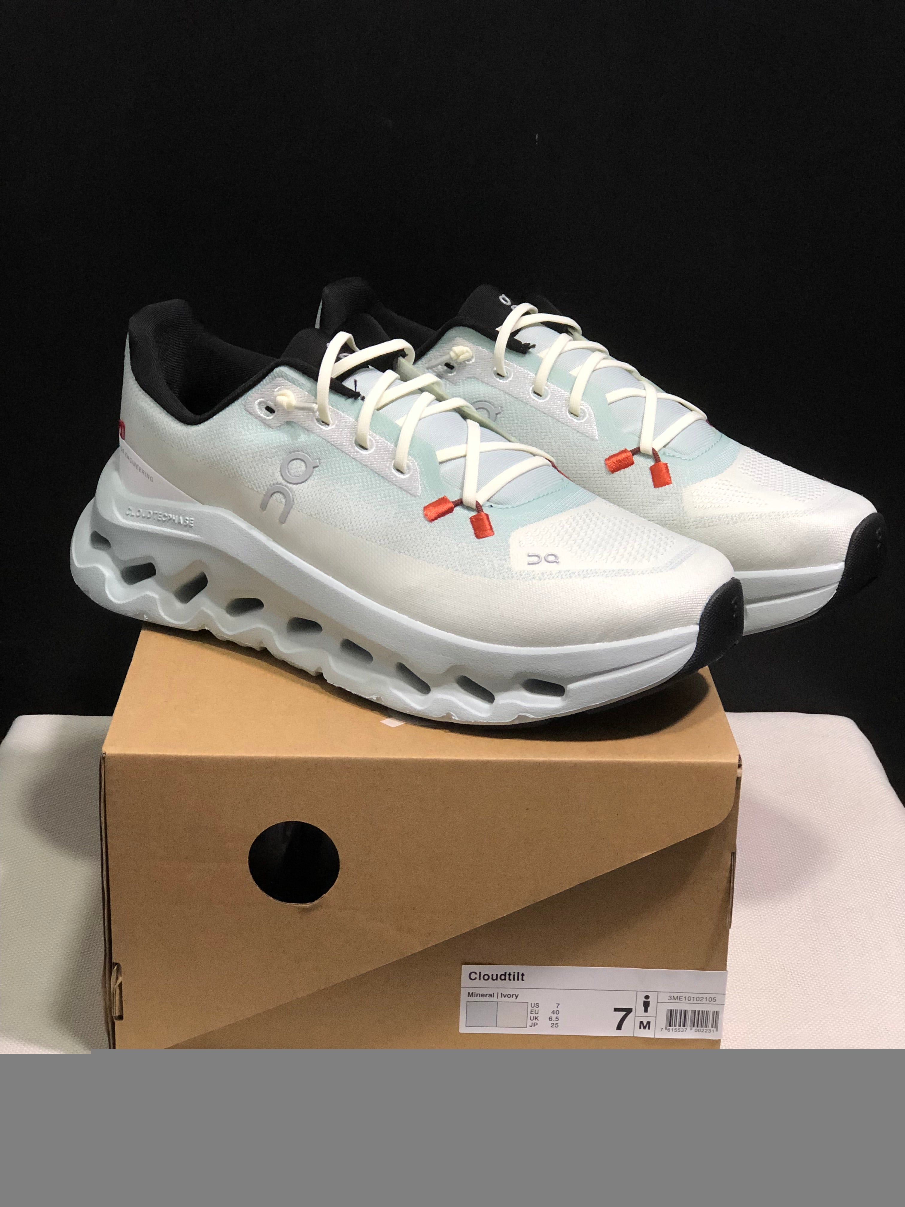 On Running Cloudtilt Durable Casual Life Shoes Light Cyan/Ivory