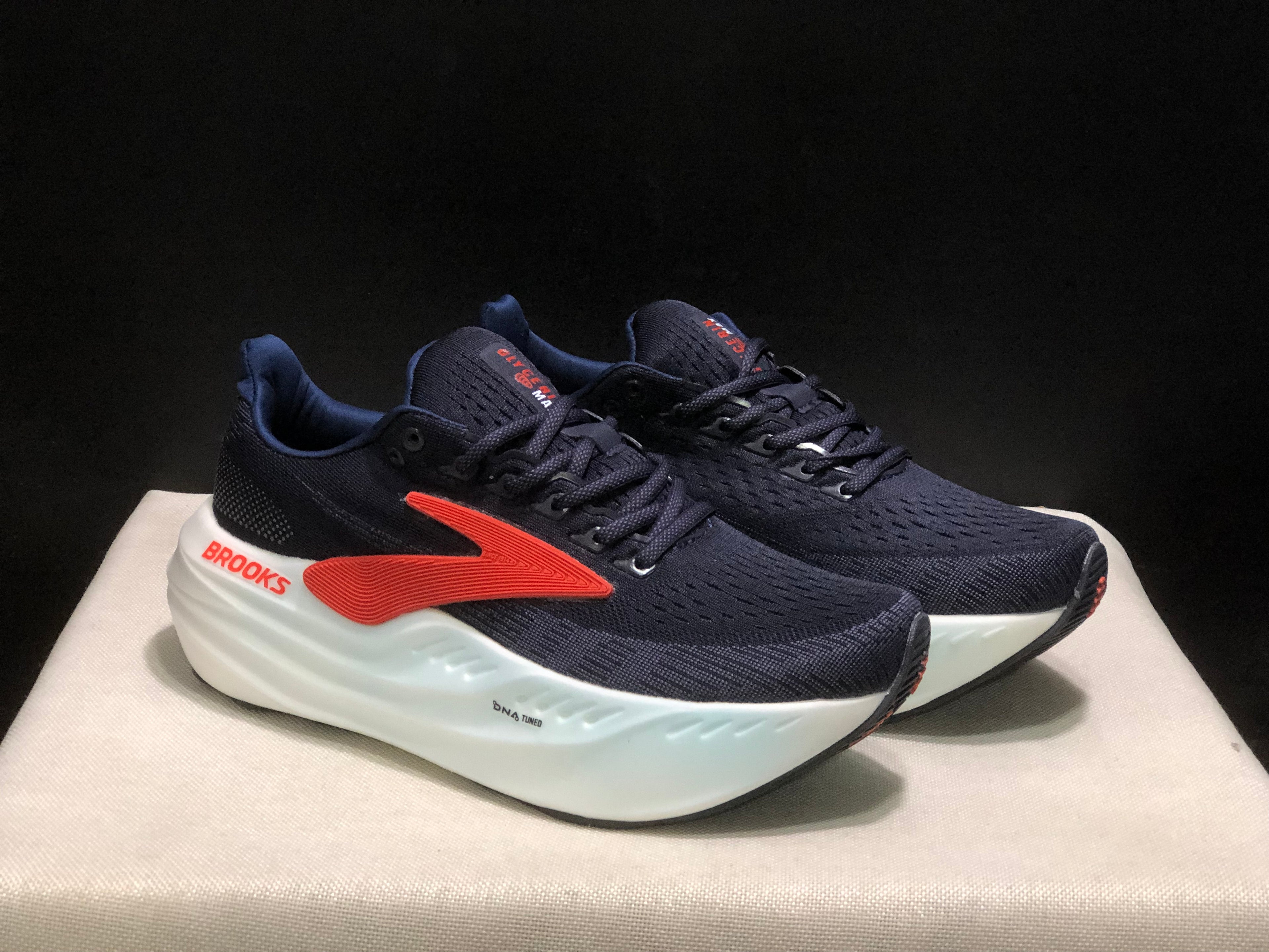 Brooks Glycerin Max Comfortable Low-top Running Shoes Dark Blue