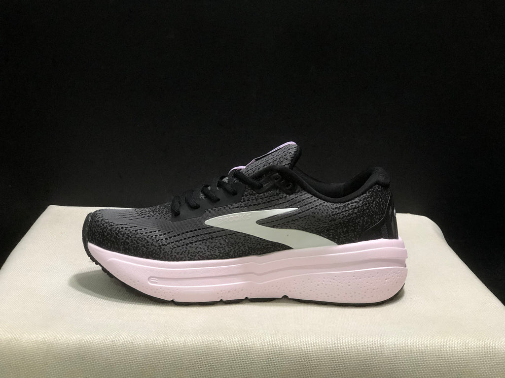 Brooks Ghost Max 2 Breathable Low-top Running Shoes Black/Pink