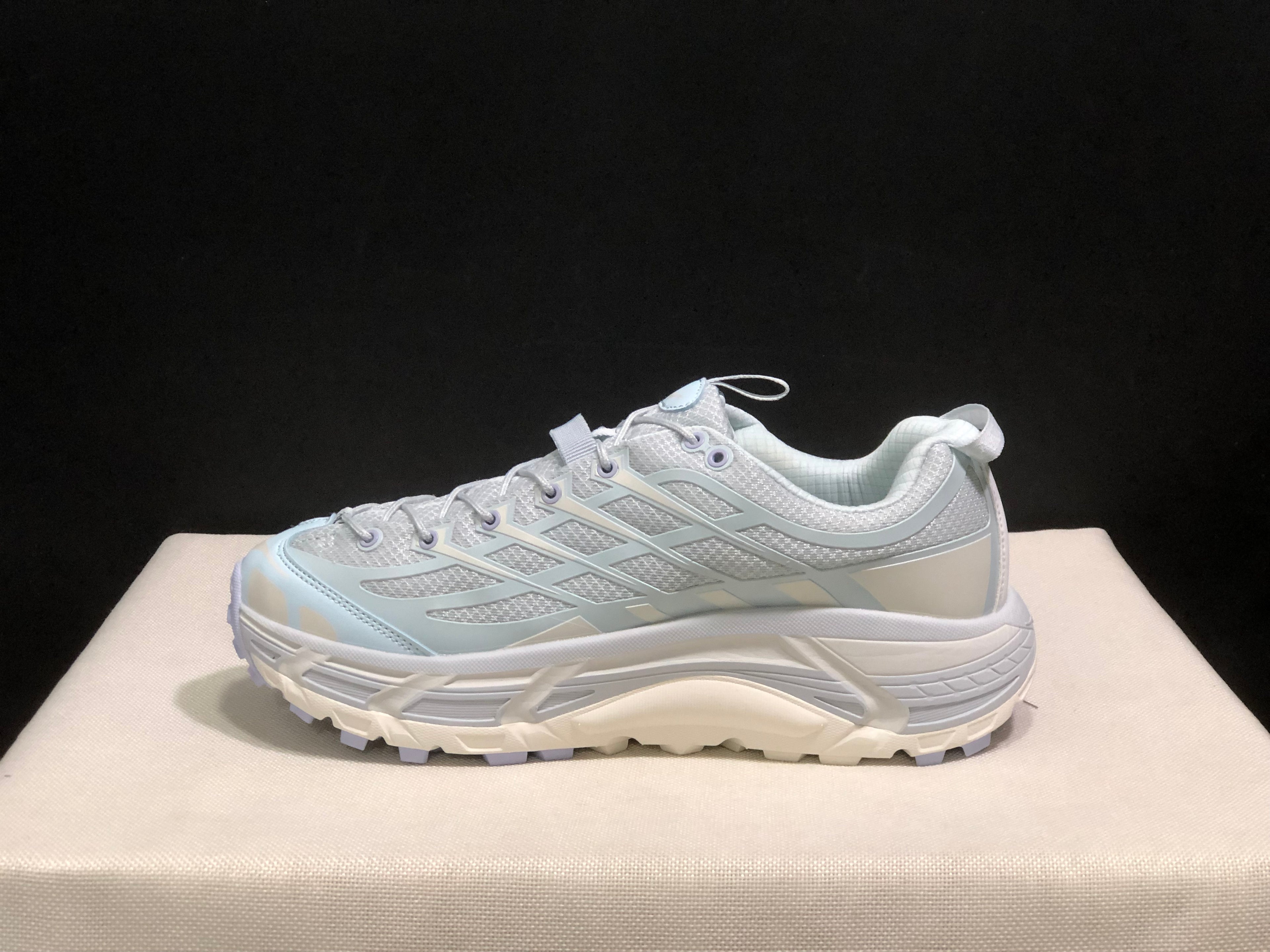 Hoka One One Mafate Three 2 Anti-slip Running Shoes Sneakers White