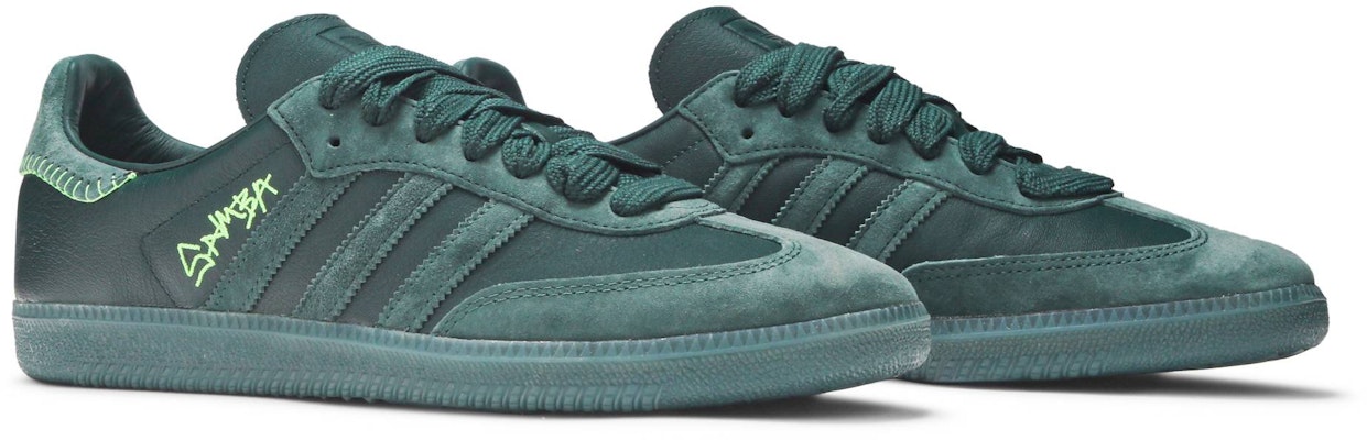 Jonah Hill Adidas Samba1 Green FW7458 Lifestyle Shoes