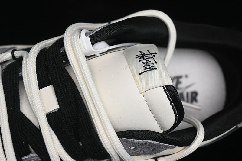 Travis Scott Fragment Design Nike Air Jordan 1 Low OG SP Black Grey White Sneakers