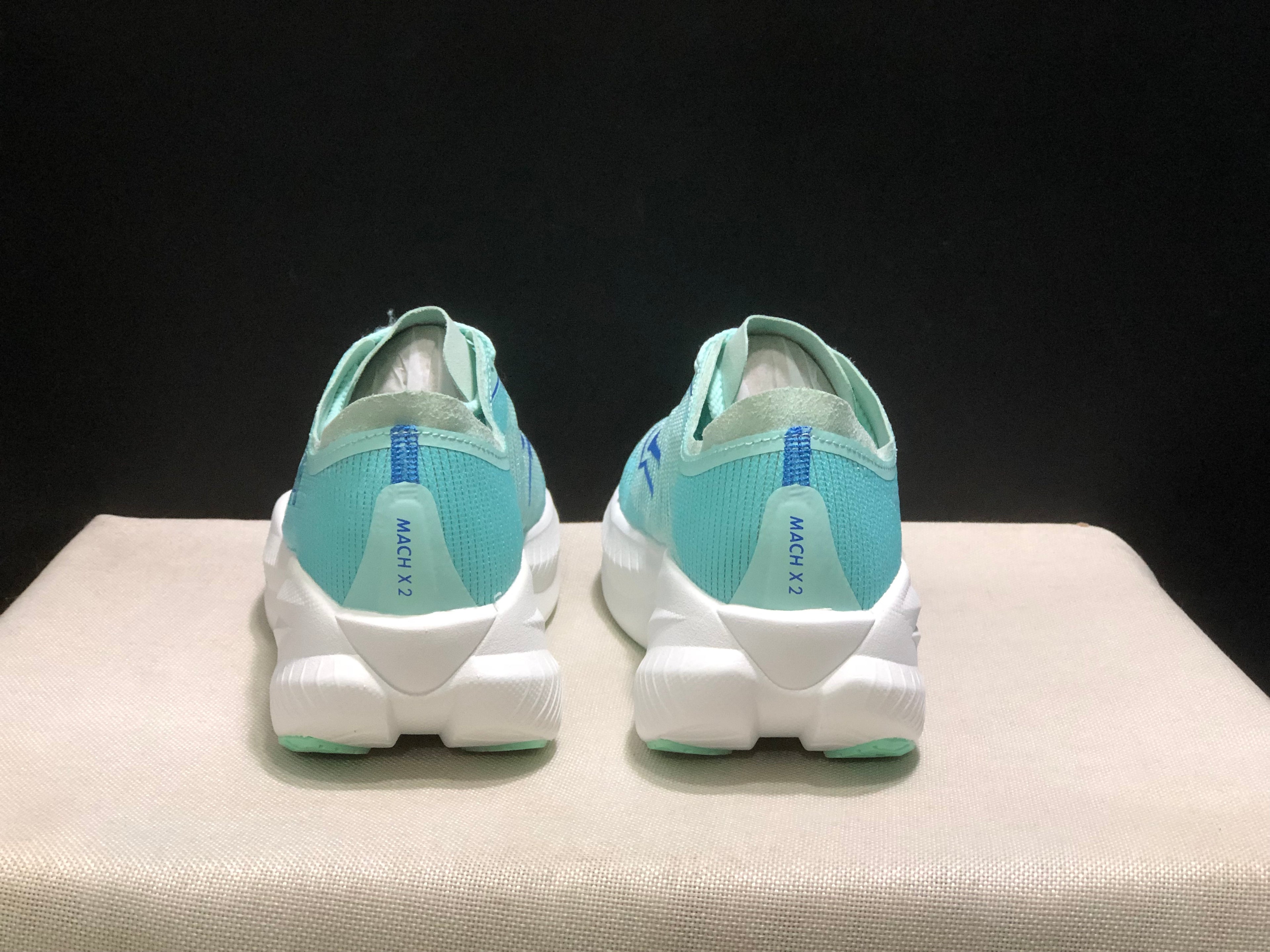 Hoka One One Mach X 2 Anti-slip Low-top Running Shoes Teal